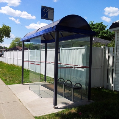 Projet A : Abri pour l’attente des autobus Place de la gare