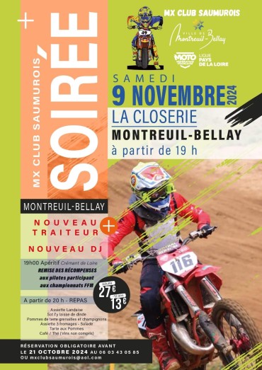 Soirée du MX Club Saumurois